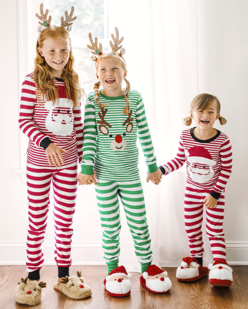 Coordinating Kids Pajamas - Christmas Friends Collection