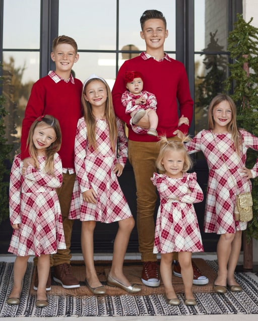 Coordinating Kids Outfits - Candy Cane Lane Collection