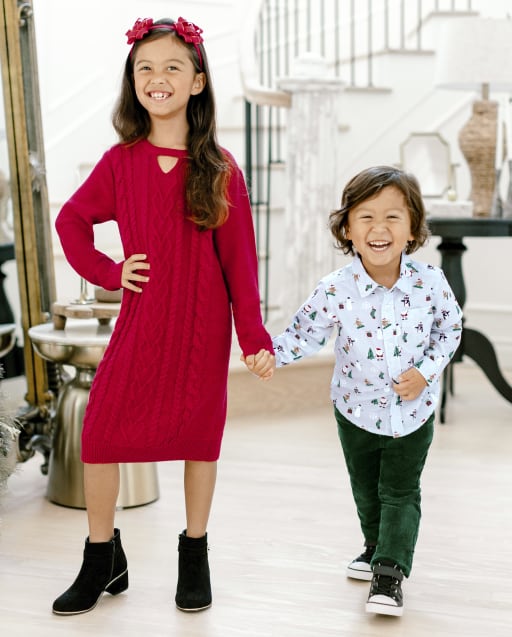 Coordinating Kids Outfits - Happy Holidays Collection