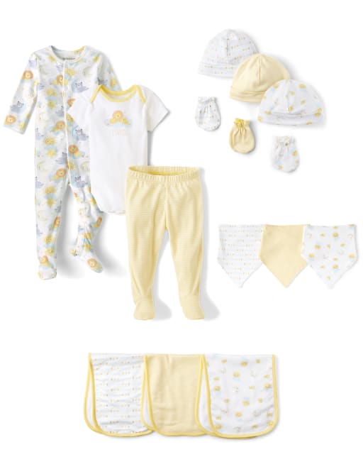 Unisex Baby Essentials Gift Set - Sunny Days Collection