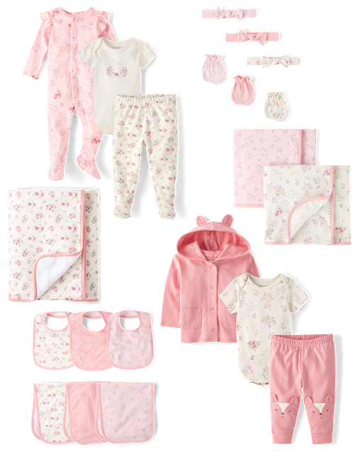 Baby Girls Essentials Gift Set - Little Deer Collection