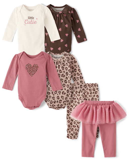 Baby Girls Outfit Set - Lovely Leopard Collection