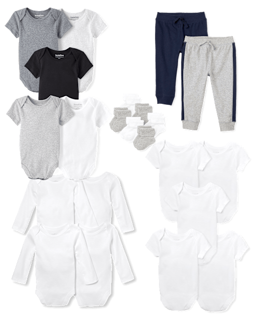 Baby Outfit Set -Solid Colors Collection