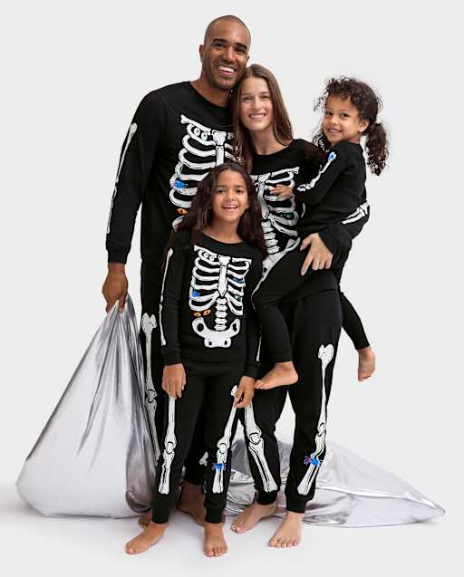 Matching Family Pajamas - Glow Skeleton Collection