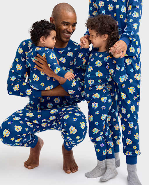Matching Family Pajamas - Glow Hanukkah Collection