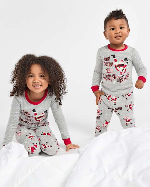 Matching Kids Pajamas - No Sleep Till Christmas Collection