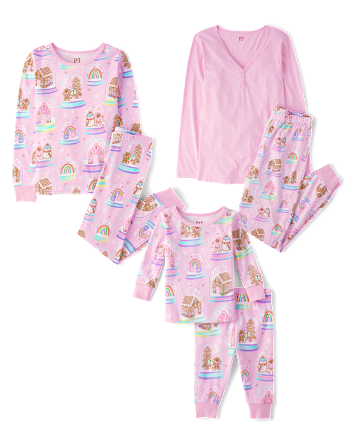 Mommy And Me Pajamas - Gingerbread House Collection