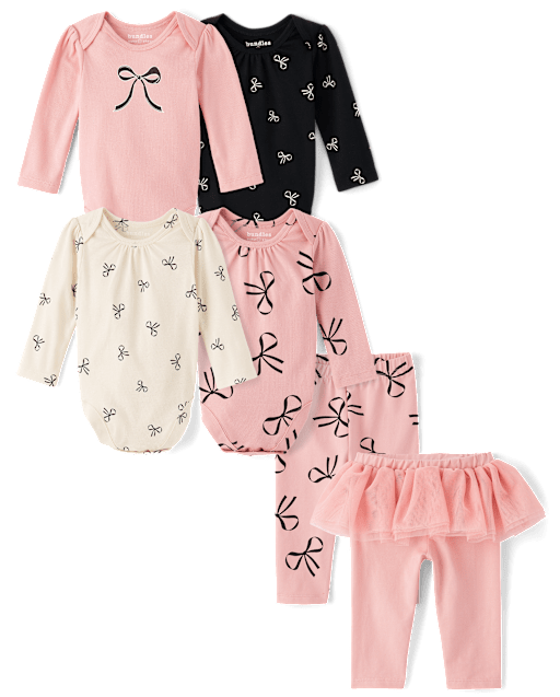 Baby Girls Outfit Set - Bow Collection