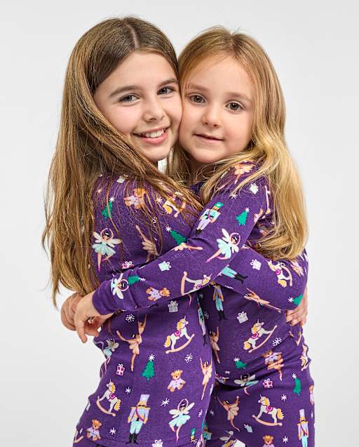 Matching Girls Pajamas - Glow Nutcracker Ballerina Collection