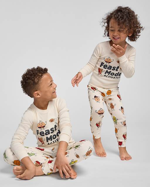 Matching Kids Pajamas - Feast Mode Collection