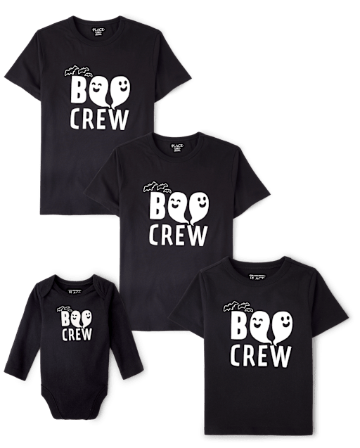 Matching Family Graphic Tees - Glow Boo Crew Collection