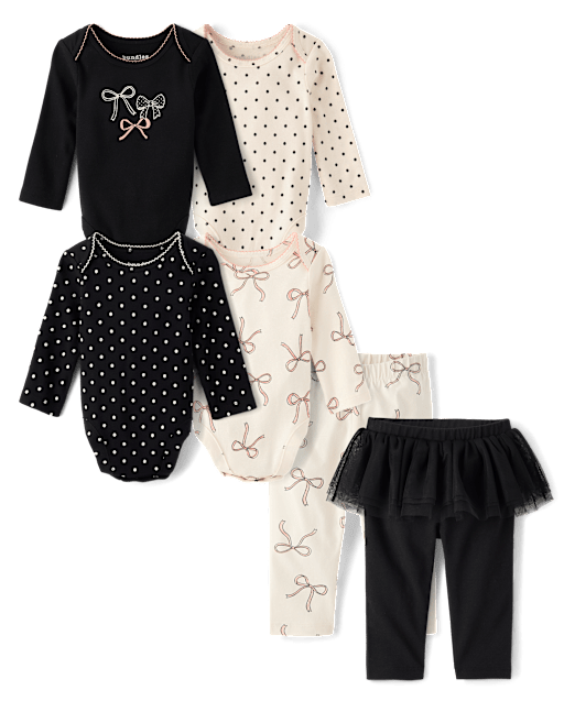 Baby Girls Outfit Set - Bow Collection