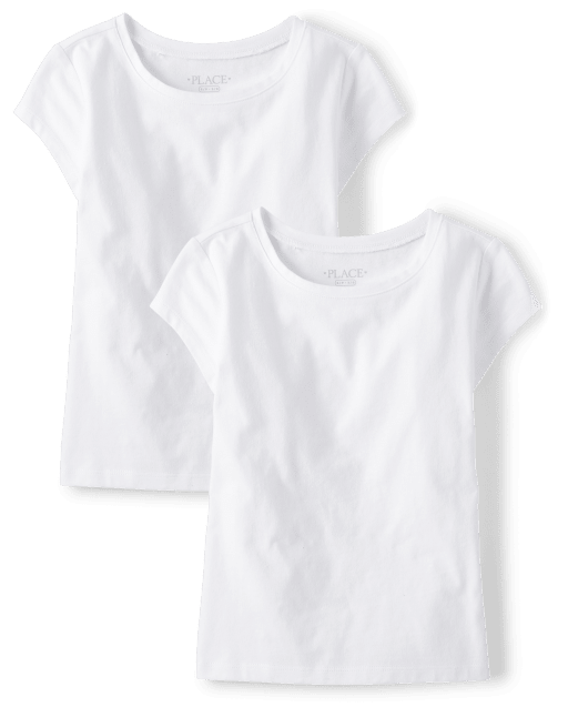 Paquete de 2 camisetas para niña