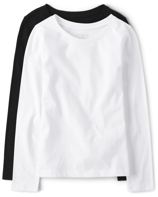 Paquete de 2 camisetas para niña