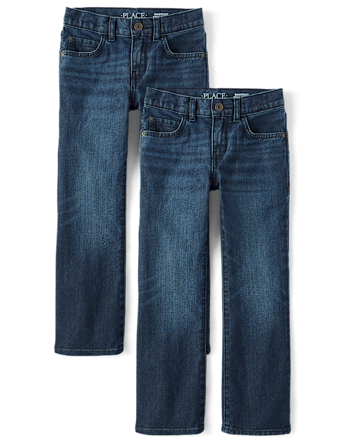 Boys Bootcut Jeans 2-Pack