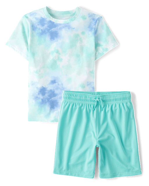 Boys Tie Dye 2-Piece Outfit Set
