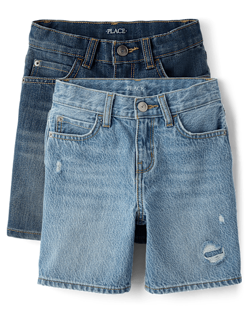 Boys Jean Shorts 3-Pack