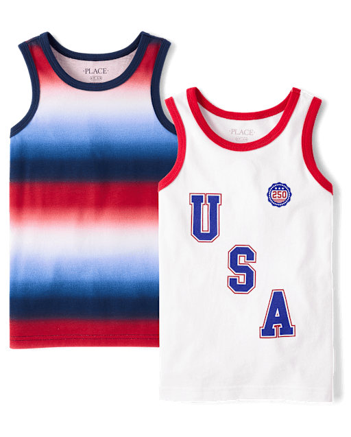 Boys Americana Tank Top 2-Pack