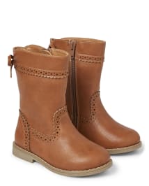 Girls Faux Suede Tall Boots Every Day Play TAN Gymboree CA