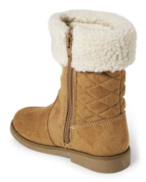 Girls quilted boots online