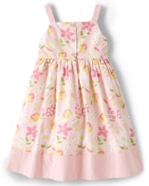 Girls Easter Bow Dress - Garden Party