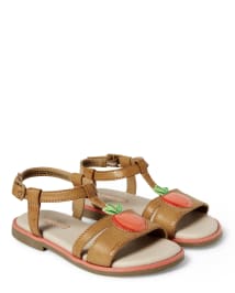 Girls Sandals Pretty Peach Gymboree CA TAN