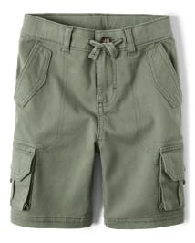 Boys French Terry Knit Cargo Shorts Safari Camp Gymboree CA