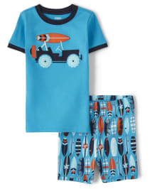 Boys Surf Cotton 2-Piece Pajamas - Gymmies