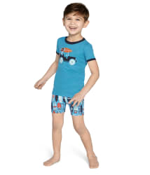 Boys Surf Cotton 2-Piece Pajamas - Gymmies