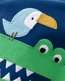 Pyjama 2 pièces en coton alligator pour garçon - Gymmies