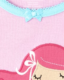 Girls Mermaid Cotton 2-Piece Pajamas - Gymmies