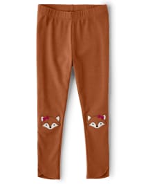 Girls fox leggings deals