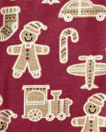 Boys gingerbread pajamas sale