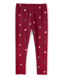 Girls Christmas Leggings - Ho Ho Ho