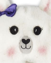 Girls Llama Hat and Mittens Set - Little Llamas