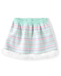 Girls Fairisle Sweater Skirt - Polar Party