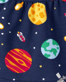 Girls Space Skort - Comet Club