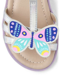 Girls 2025 butterfly sandals