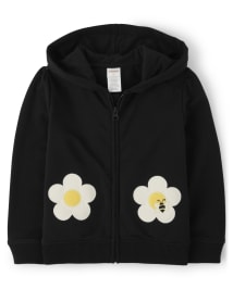 Girls zip front hoodie deals