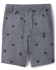 Boys Skull Pull On Shorts - Aye Aye Matey