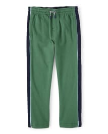 Pantalon à enfiler à rayures latérales pour garçons - Farming Friends
