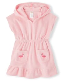 Girls Flamingo Babydoll Cover-Up - Splish-Splash