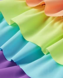 Maillot de bain une pièce à volants Fille arc-en-ciel - Splish-Splash