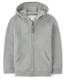 Sweat à capuche zippé pour garçon - Uniforme