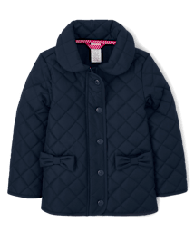 Girls Quilted Jacket - Uniform