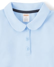 Girls Stain-Resistant Polo Dress - Uniform