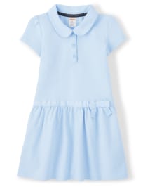 Girls uniform polo dress discount