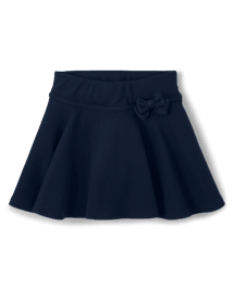 Girls Ponte Bow Skort - Uniform