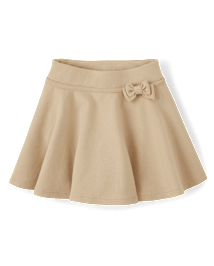 Girls Ponte Bow Skort - Uniform