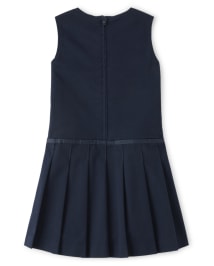 Pull plissé pour filles avec résistance aux taches et aux plis - Uniforme